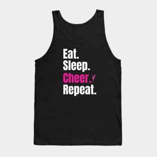 Eat Sleep Cheer Repeat Tank Top